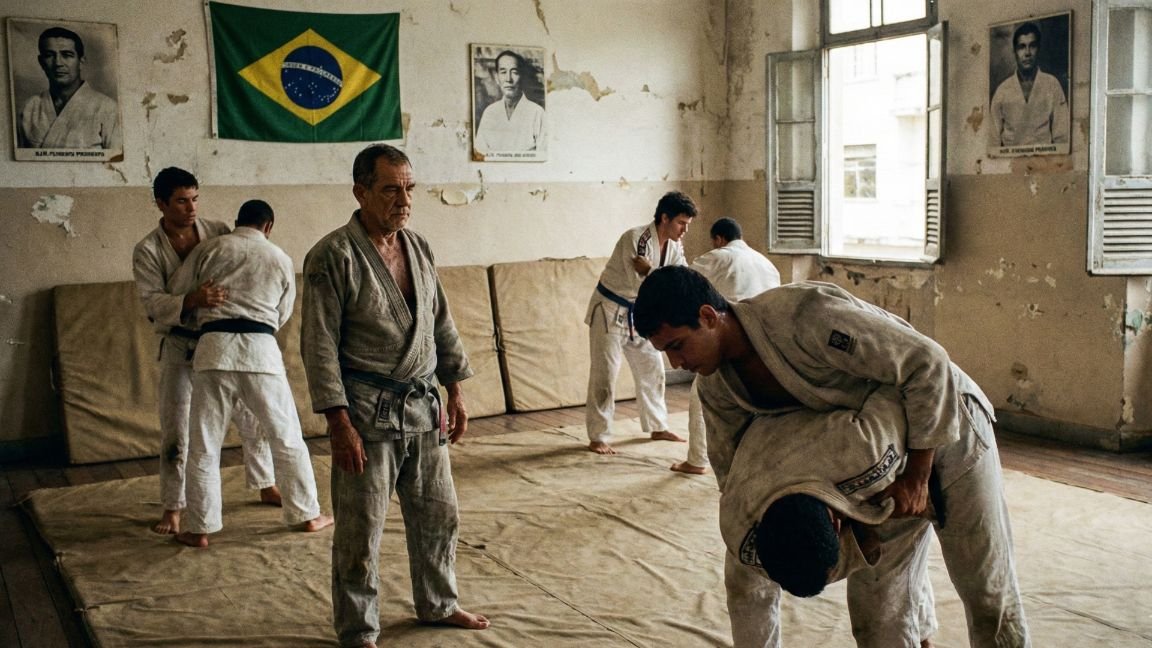 Gimnasio del origen del jiu jitsu brasileño