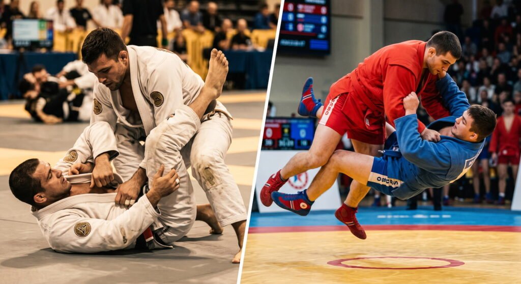 BJJ vs sambo: juego de guardia frente a proyección de pie